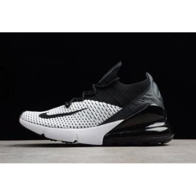 Nike Air Max 270 Flyknit Beyaz / Siyah Koşu Ayakkabısı Türkiye - XGD4LM3V